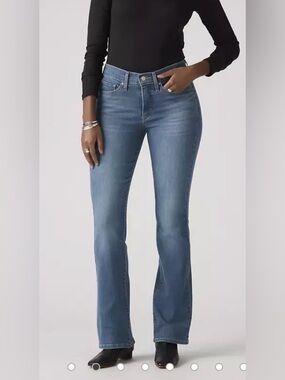 Levi's 315 Shaping Bootcut Jeans- Dark Wash